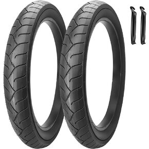 SIMEIQI 20 x 3.0 inch Fat Bike Tires or with 32mm Schrader Valve Bike Tubes Compatible with Urban Street Mountain Beach Bicycle Tire