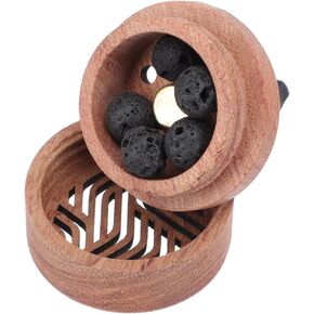 PartyKindom Wooden Car Diffuser with Vent Clips, Car Diffusers for Essential Oils Aromatherapy Scent Car Freshener