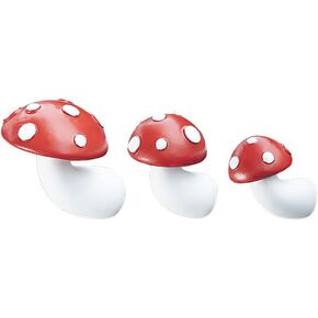 Katutude Car Air Vent Clips, 3 Pcs Mushroom Car Air Fresheners Vent Clips Cartoon Air Conditioner Outlet Clips Perfume Diffuser Resin Mushroom Ornaments Auto Interior Decor Car Accessories