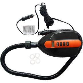 مضخة هواء كهربائية 16PSI SUP، مضخة ضغط عالية ذكية 12 فولت مع وظيفة إيقاف تلقائي ذكية لألواح التجديف القابلة للنفخ in Kuwait