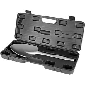 1-1/8 in Hex Shank Chisel Bit - 17.3" x 5.3" Clay Spade Clay Shovel Alloy Steel Digging Shovel Bit Chisel - for Demolition Hammer Gardening Landscaping Trenching Concrete Sand Stone