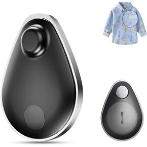 dibdib tag Hidden GPS Tracker for Kids 1 Pack,Bluetooth Tracker Works with Apple Find My (iOS only),Lost Mode,Suitable for Children,Elderly,Pets,Backpack,Phone,and More,Water Resistant Black
