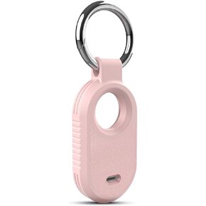 حامل Pautas SmartTag2، مواد متقدمة مضادة للسقوط ومضادة للخدش، مع نمط ألياف الكربون مصمم لهاتف Samsung Galaxy SmartTag 2 Case Keychain Smart Tag 2 Case (أسود مطفي)