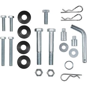 CURT 17350 Replacement Trunnion Bar Weight Distribution Hitch Hardware Kit, CLEAR ZINC