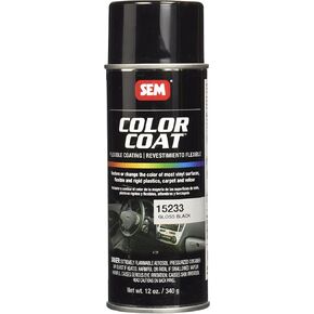 SEM 15233 Gloss Black Color Coat - 12 oz.