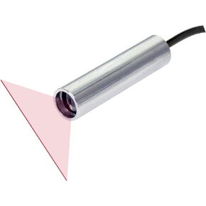 Quarton Laser Module VLM-635-56 LPO-D110-F40 Red Line Laser Module Fan Angle 110° Uniform Line, Class I Laser, Less Than 0.39mW (Focus: 40cm)