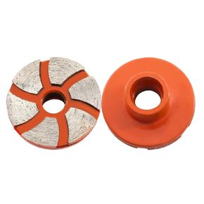BGTEC Diamond Grinding Wheel 58mm for Polishing and Cleaning Stone flowerpots, Cobblestone, Marble,Concrete,and Thinset Removing, Angle Grinder,Cleaning Bottom, 2 pcs