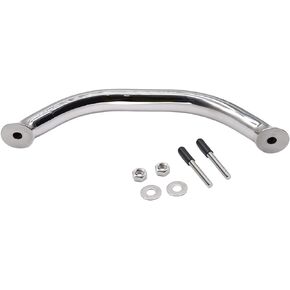 MARINE CITY 304 Grade Stainless Steel Easy to Use Handrail/Grab Rail Handle (9 Inches) for Boats Yachts (Pack of 1)