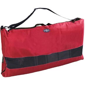 Harrison Howard Large Tack Saddle Pad Carry Bag Mesh Window Allows Airflow Perfect for English or Western Tack Case Protector for Saddle Pads