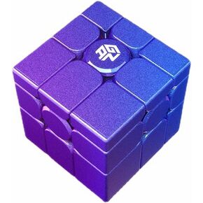 Cuberspeed gan Mirror Cube uv Coated Speed Cube Purple Gan Mirror Blocks Magnetic Cube Puzzle
