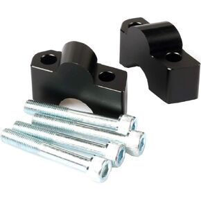 PACASK Motorcycle Handlebar Riser Up Backs Moves Bracket Kit Handle Bar Riser Mount Clamp For KAWASAKI Vulcan S 650 VN650 15-18 (BLACK)