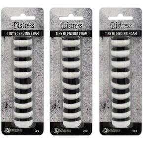 Bundle - Tim Holtz Distress Tiny Blending Foams -3 Packs of 9 Each - Ranger Ink tda85003