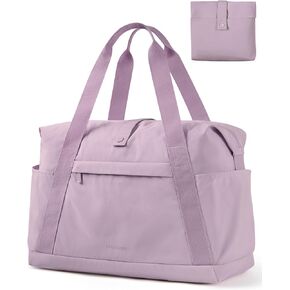 BAGSMART For Spirit Airlines Personal Item Bag, 23L Foldable Weekender Bags for Women Gym Tote Overnight Bag for Travel