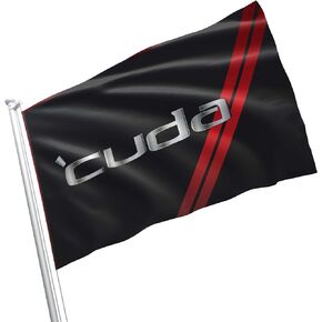 Plymouth Barracuda AAR Cuda Hemi American Rare Classic Antique Retro Super Power Muscle Car Vehicle 3x5 feet Flag Banner Vivid Color Double Stitched Brass Grommets