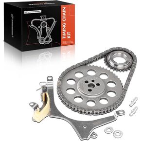 A-Premium Engine Timing Chain Kit [fit OHV, 6Cyl 4.3L] Compatible with Chevy Express 1500, Blazer, Astro, Silverado 1500, S10 & GMC Jimmy, Safari, Savana, Sierra 1500, Sonoma & Olds Bravada, 1999-2003