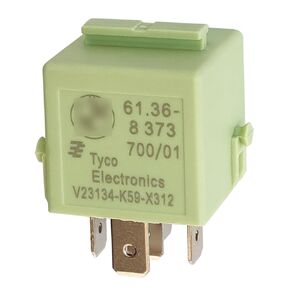 V23134-K59-X312 61.36-8 373 700/01، 12VDC 40A 5Pins مضخة وقود السيارات مضخة تكييف الهواء مرحل الإشعال متوافق مع سلسلة سيارات BMW المختارة