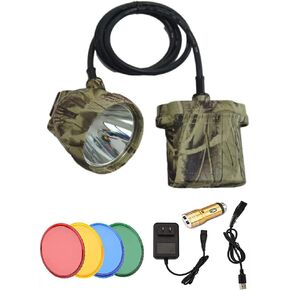 YoTmake Coon Hunting Lights,Camo LED Headlamp with 6 Lighting Modes, 4 Powerful LEDs, Rechargeable Headlight Waterproof for Coon, Coyotes, Hog, Predators