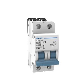 ONCCY DC Miniture Circuit Breaker 2 Pole 32 Amp. 600V for Solar PV. MCB for Overload and Short Circuit Protection. Din Rail Mounted.