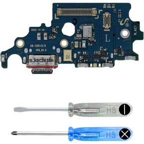 MMOBIEL Dock Connector Compatible with Samsung Galaxy S21 5G 2021 - Charging Port - Headphone Port/Microphone Replacement - Type C - Incl. Screwdrivers