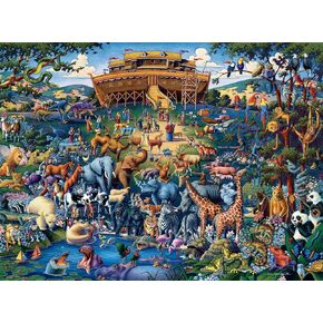 Buffalo Games - Dowdle - Noah's Ark - 1000 Piece Jigsaw Puzzle for Adults Challenging Puzzle Perfect for Game Nights - Finished Size 26.75 x 19.75