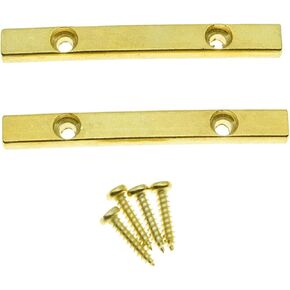 KAISH 2pcs Black 44.5mm Guitar String Retainer Bar for FR Guitar