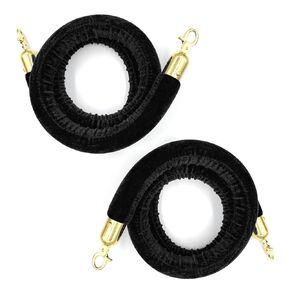 Ecjiuyi 2 pcs Velvet Rope,Crowd Control Rope Safety Barrier,Thick Stanchions Queue Barrier Rope for Red Carpet Events,Holleywood Themed Birthday Party Decorations,Car Shows,Grand Opening Ceremony