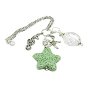 Starfish Rear View Mirror Car Charm - Diffuser Charm for Car - Sun Catcher for Car Mirror