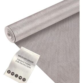 Faraday Fabric Military Grade Protection Fabric 98×43 inch Nickel Copper Faraday Cloth for WiFi, GPS