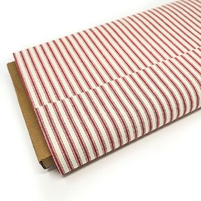 Roc-lon 100% 44/45" Cotton Woven Ticking, Stripe Navy Cut by Yard