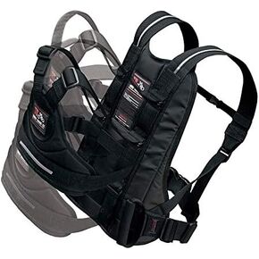 RekoTandem Child Motorcycle Safety Harness with Handles Reflective Material Black