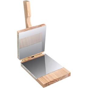 Yardwe Wooden Tortilla Press Mexican Tortillera Presser Dumpling Skin Maker Dough Presser Tool for Roti Chapati Taco Pataconera Burritos Pierogi Ravioli Wonton