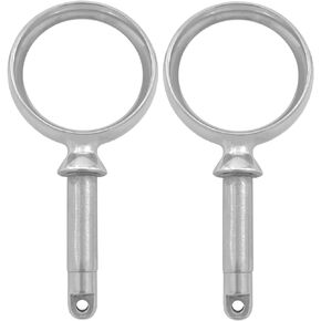 Akoleyer Stainless Steel Oarlock Sockets Side Mount Paddle Brackets Marine Boat Yacht 2Pcs