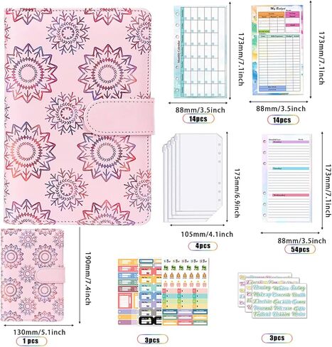 مخطط ومنظم شخصي - دفتر جدول شهري وأسبوعي ويومي غير مؤرخ لتحقيق أهدافك ومجلتك وجدول أعمالك لتحسين إدارة الوقت in Kuwait