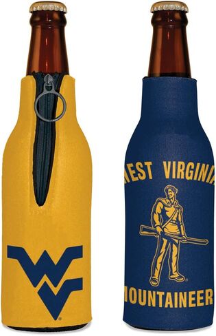 مبرد زجاجات WinCraft NCAA West Virginia Mountaineers، ألوان الفريق، مقاس واحد in Saudi Arabia