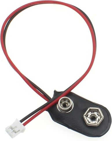 OZXNO 4 Pcs 9V Battery Snap to PH 2.0 Connector Cable I Type 9V Battery Clip Connector with 15cm Lead Wire in Saudi Arabia