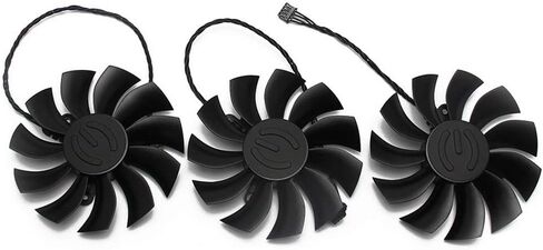 PLA09215B12H 12V 0.55A 4Pin for EVGA GTX1080TI FTW3 GTX 1080 Ti Black Elite Fan Graphics Card Cooling Fan (3PCS) in Kuwait