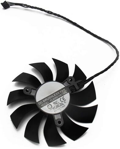 PLA09215B12H 12V 0.55A 4Pin لـ EVGA GTX1080TI FTW3 GTX 1080 Ti Black Elite Fan بطاقة الرسومات مروحة تبريد (3 قطعة) in Kuwait