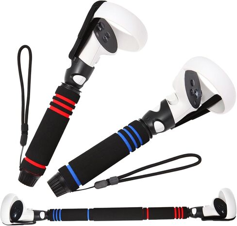 VR Game Grip Accessories for Beat Saber Gorilla Tag Long Arms,VR Handle Attachments for Meta/Oculus Quest 2 Controller Playing VR Games in Kuwait
