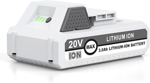 بطارية بديلة من Farmice 20V 3000mAh Li-ion متوافقة مع مجرفة الثلج Voltask 20V SS-20B وSS-20C، حزمة واحدة in Kuwait