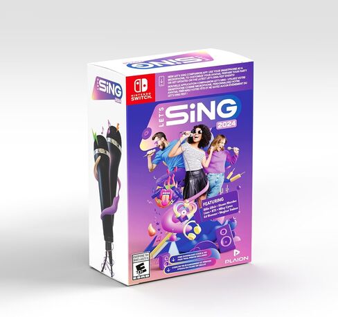 Let's Sing 2024 + 2 soft bundled mics - PlayStation 5 in Saudi Arabia
