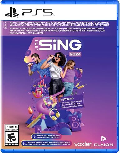 Let's Sing 2024 + 2 soft bundled mics - PlayStation 5 in Saudi Arabia
