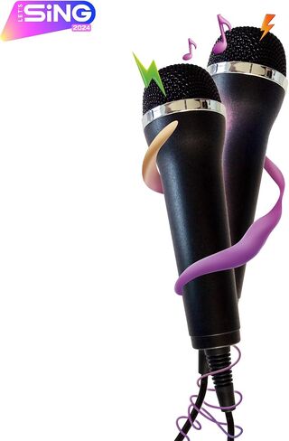 Let's Sing 2024 + 2 soft bundled mics - PlayStation 5 in Saudi Arabia