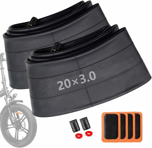 20x3 Bike Tube 20x3.0 Fat Tire Bike Tube Compatible with 20x3 20x3.2 20x3.3 20x3.5 20 Inch eBikes Fat Beach Bikes Snowmobile 2-Pack in Saudi Arabia