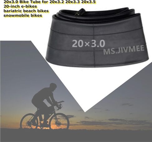 20x3 Bike Tube 20x3.0 Fat Tire Bike Tube Compatible with 20x3 20x3.2 20x3.3 20x3.5 20 Inch eBikes Fat Beach Bikes Snowmobile 2-Pack in Saudi Arabia