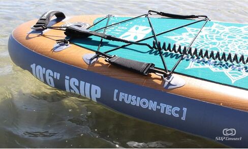 سلسلة ماندالا من ألواح SUP القابلة للنفخ مقاس 10'6 بوصات من Bay Sports - iSUP مع مجداف قابل للتعديل مكون من 3 قطع من الألياف الزجاجية عالية الأداء وحزام حمل للكتف وزعنفة "Click-in" مقاس 9 بوصات - مصممة في أستراليا in Kuwait