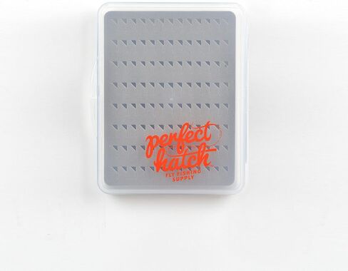 Perfect Hatch Fly Box Clear Tri-Foam Small in Saudi Arabia