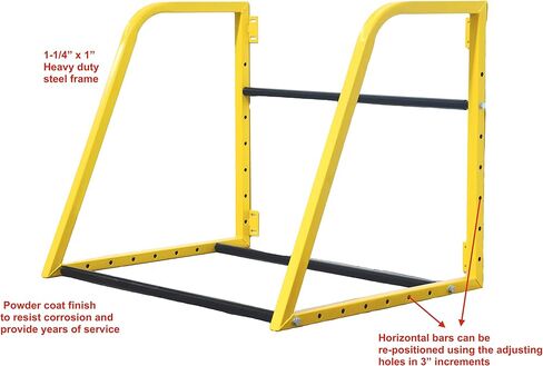 MaxxHaul 50256 Adjustable Wall Mount Tire Rack in Saudi Arabia