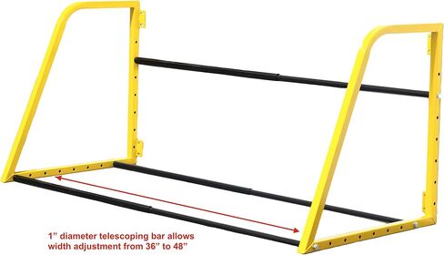 MaxxHaul 50256 Adjustable Wall Mount Tire Rack in Saudi Arabia
