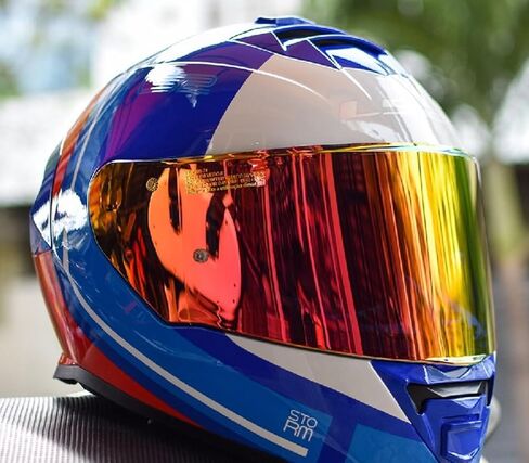 درع الوجه Lumfeerix لخوذة LS2 Visor Shield Valiant (فضي) in Kuwait