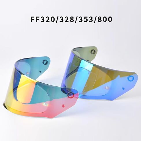 درع الوجه Lumfeerix لخوذة LS2 Visor Shield Valiant (فضي) in Kuwait